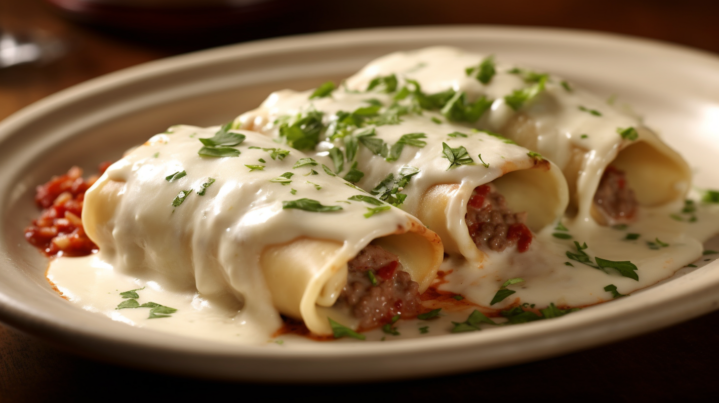 Beef Cannelloni Recipe With White Sauce | RelishTheDaily.com