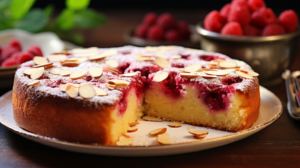 Raspberry Almond Ricotta Cake Recipe